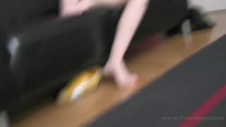 A dark haired bitch gets screwed in a porn casting