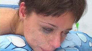 A deep throat cock sucking from this bitch