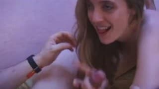 A French mature sucking