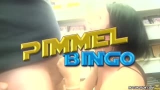 A group German session in a DVD store