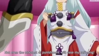 A hentai girl has her virginity taken