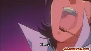 A hentai girl is caught by sexual tentacles