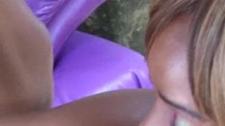 A hot black threesome to enjoy here