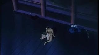 A monster wants to fuck two hentai girls