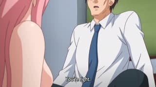 A pink haired slut fucks teacher here