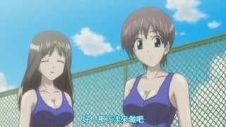 A pregnant woman fucking in a hentai scene