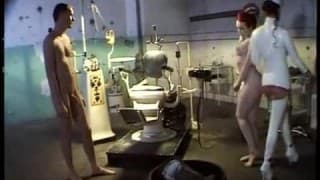 A redhead who loves bondage