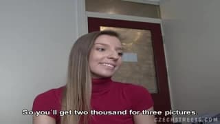 A young Czech girl enjoys good sex here