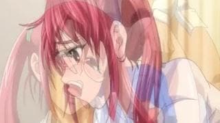 A young hentai couple enjoy experimentingShe