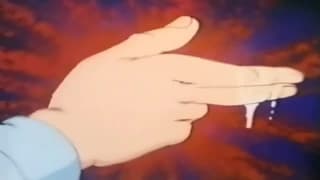 A young teen couple have sex in bed