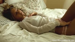 Anjelica is a woman who is totally excited