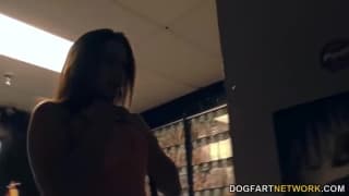 Ashley Adams has a good time with him