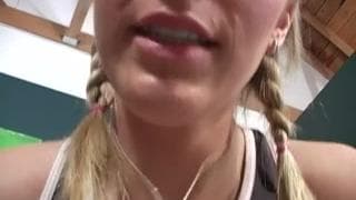 Barb Cummings takes two thick black ones