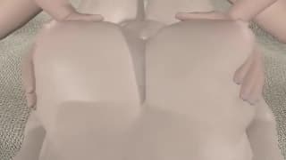 Blonde with big oppais gets fucked hard