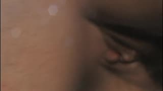 Brunette in hot lingerie is banged in a cage