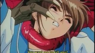 Busty schoolgirls in a hentai porn scene