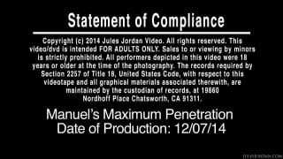 Cute brunette Dani Daniels takes it hard from Manuel