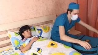 Doctor fucks an Asian sleeping patient