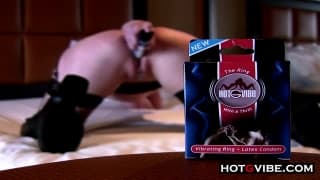 Emo slut fucks her own pussy with a toy