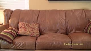 Eva is a cute blonde sucking cock in pov