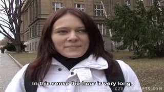 For a little money she allows him to fuck her