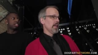 Gina Gerson has two black cocks in a trio