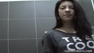 He meets a good brunette in a Czech bar