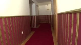 He ties her and makes sex because he wants to