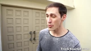 He watching his gf getting a nailing