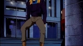 Hentai, pretty redhead is pushed to her knees