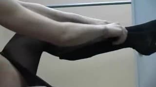 Hidden camera in girls changing room