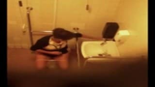 Hidden Camera in womens Public toilet