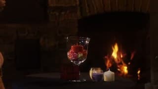 Hot fuck after dinner in front of the fire