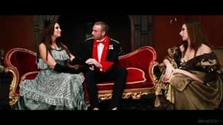 Jamie Barry and Kitty Cox for a big stick