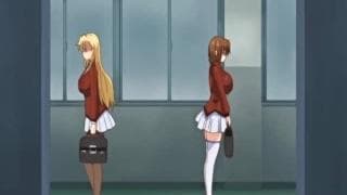 Japanese school girl gets a body full of cum