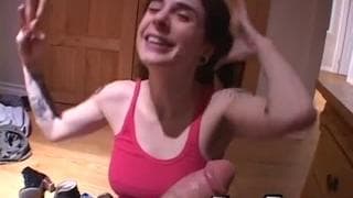 Joanna Angel enjoys a fuck from this big cock in pov