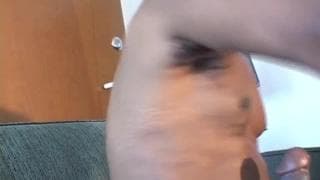 Kandi Kream sucks on a big black dick