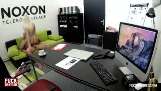 Karol is the most fuckable office clerk!