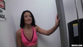 Kelly Diamond fucks doggy style after sport