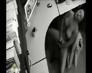 Masturbating Secretary On CCTV