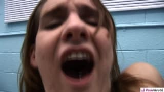 Misty Dawn fucking with two very motivated men