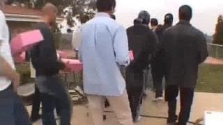 Not just the donuts are glazed in anal scene