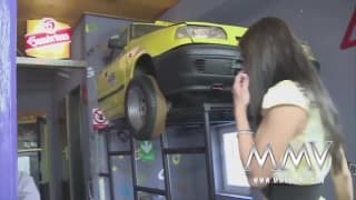 Rachel Evans enjoys her girlfriends