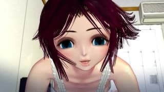 Redhead young slut lets him in all her holes