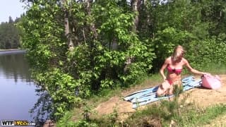 Rita and Moor enjoy the great outdoors