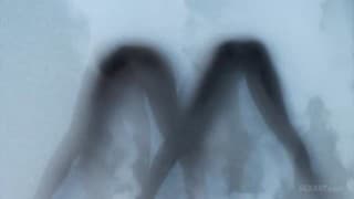 Sensual lesbians show