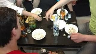 Sex between young people after a drink