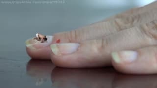 She gets excited by big toes, she likes feet