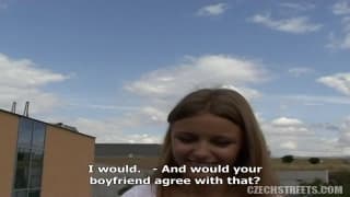 She has what a way to earn her easy money