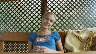 She loves to fuck in the rain as you see